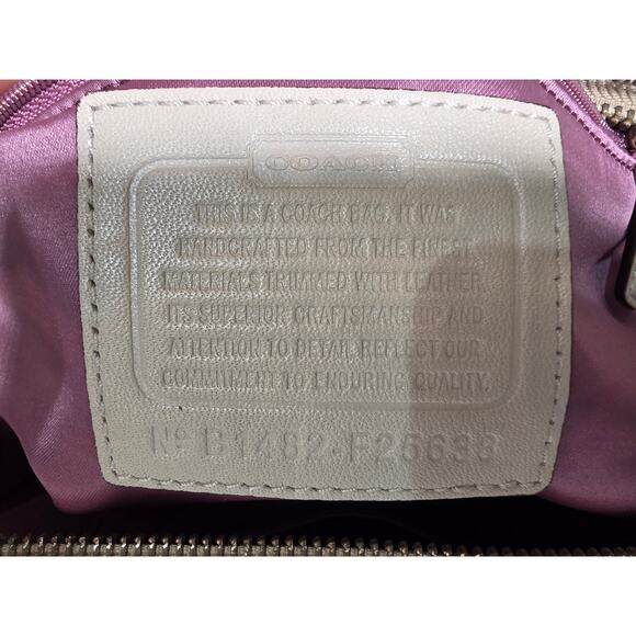 Coach Madison Madeline East/West Satchel in Op Art Logo pattern - Picture 9 of 11